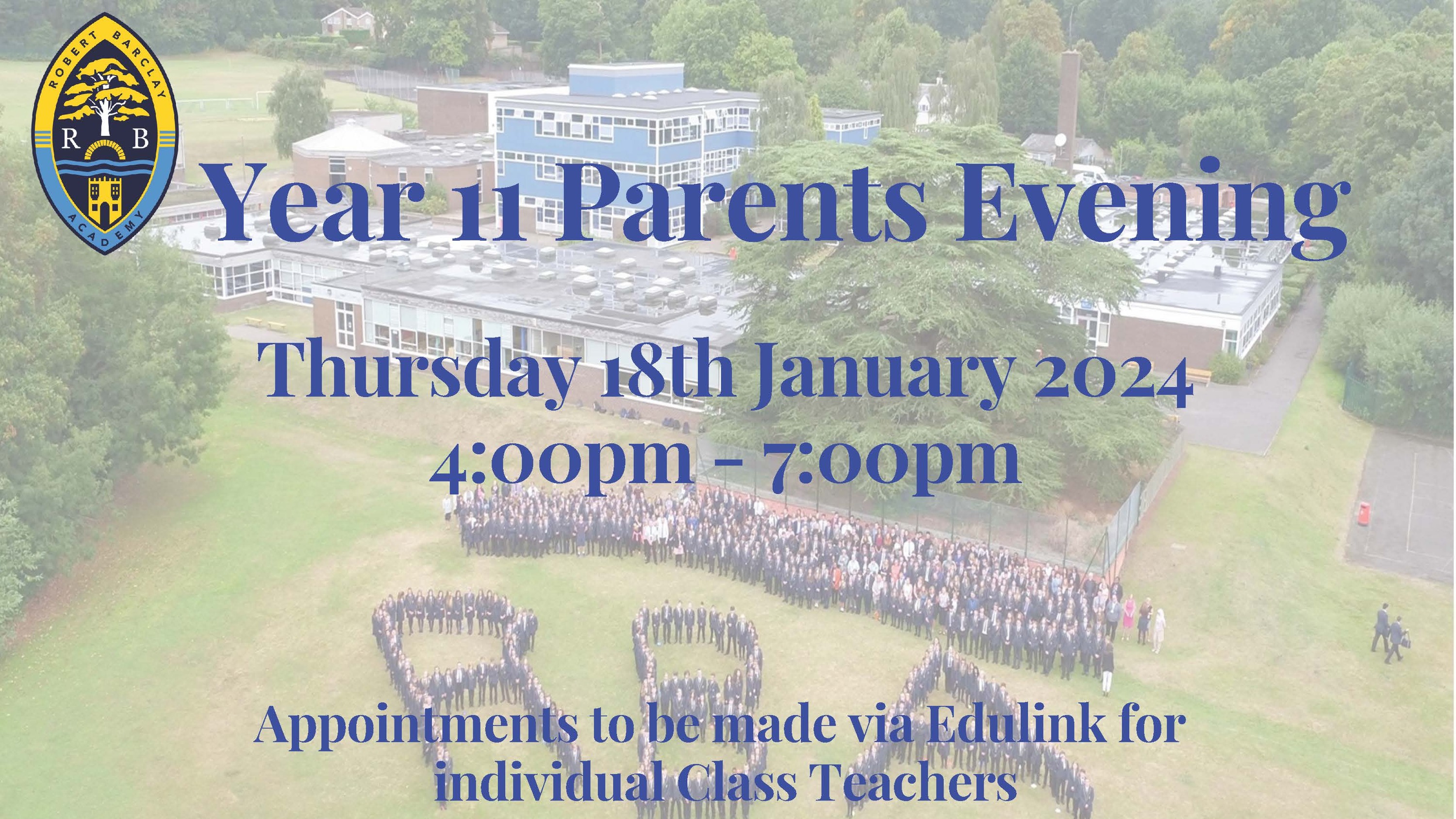 Parents Evening Yr 11